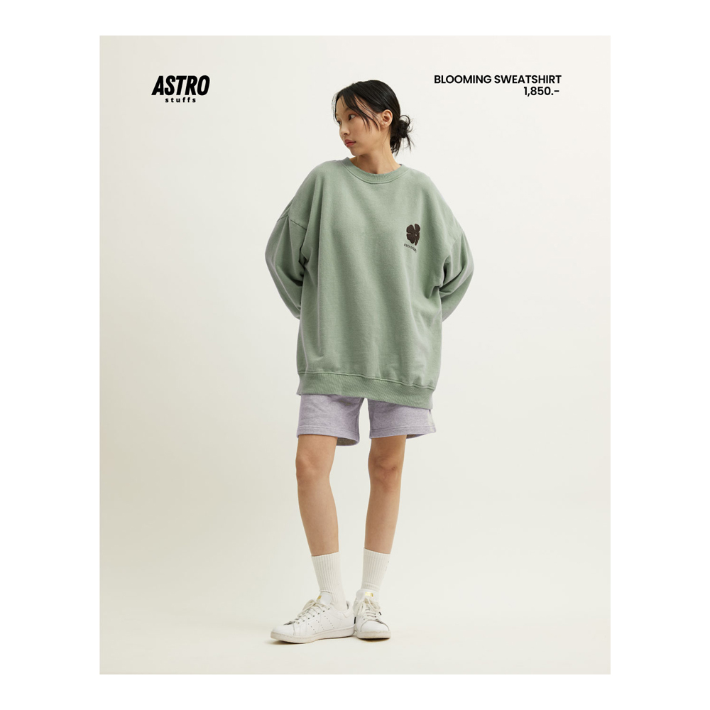 【新品未使用】ASTRO stuffs☆スウェットシャツ（ブルー・Sサイズ）