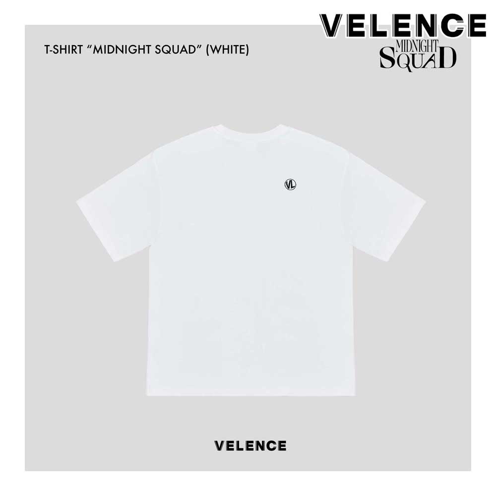 VELENCE 'Midnight Squad' Tシャツ ホワイトXS - Tシャツ/カットソー