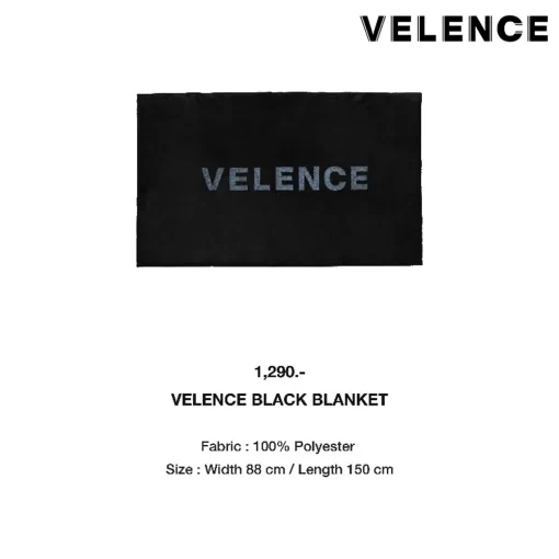 VELENCE / BLACK ブランケット