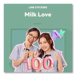 LINE ステッカー / MILK LOVE