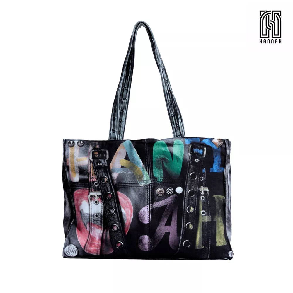 HANNAH / FAKE PRINTED FABRIC バッグ - 画像 (2)