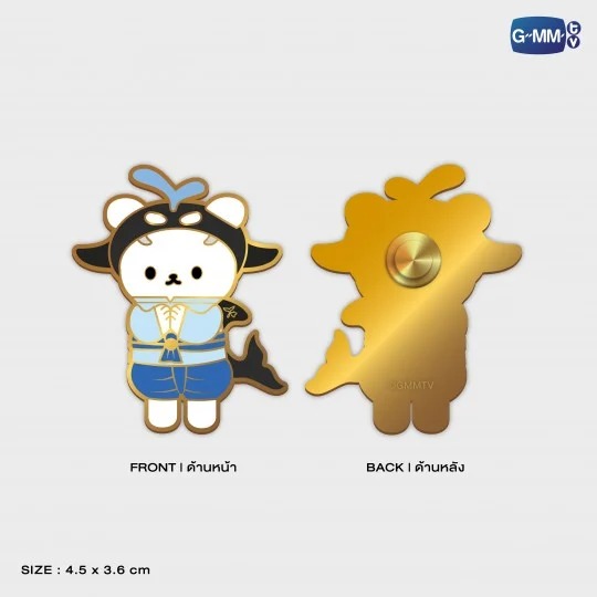 GMMTV / POLCASAN キャラクターピン - 画像 (2)