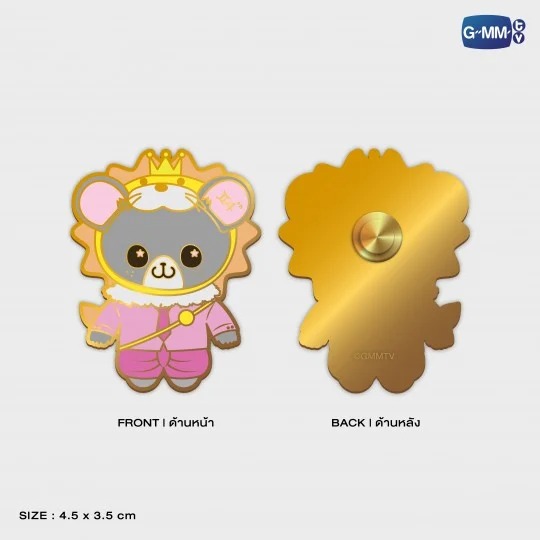 GMMTV / LOOK KHUNNOO キャラクターピン - 画像 (2)