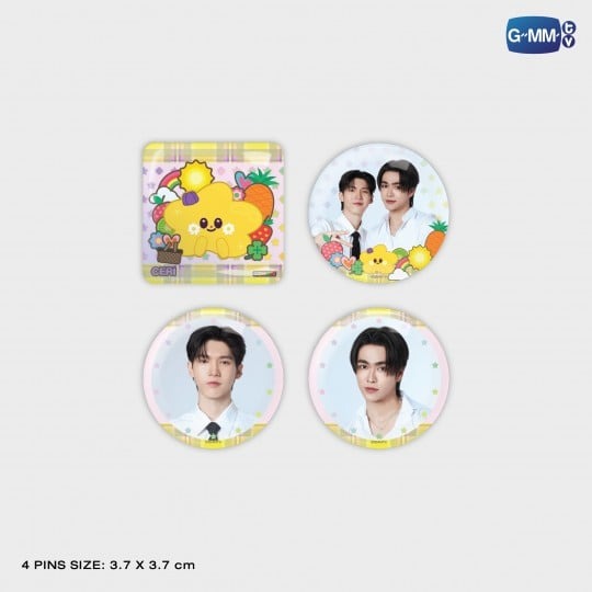 AouBoom FANIVAL グッズ　6点 GMMTV / AOUBOOM PIN セット - タイBL・タイGLドラマグッズ通販