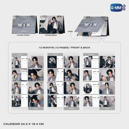 GMMTV / WIN オフィシャルカレンダー2026 - タイBL・タイGLドラマ