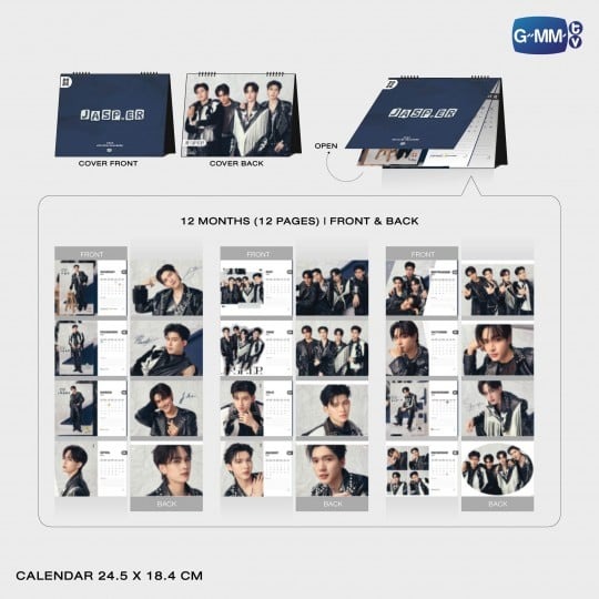 GMMTV / JASP.ER オフィシャルカレンダー2026 - タイBL・タイGLドラマ