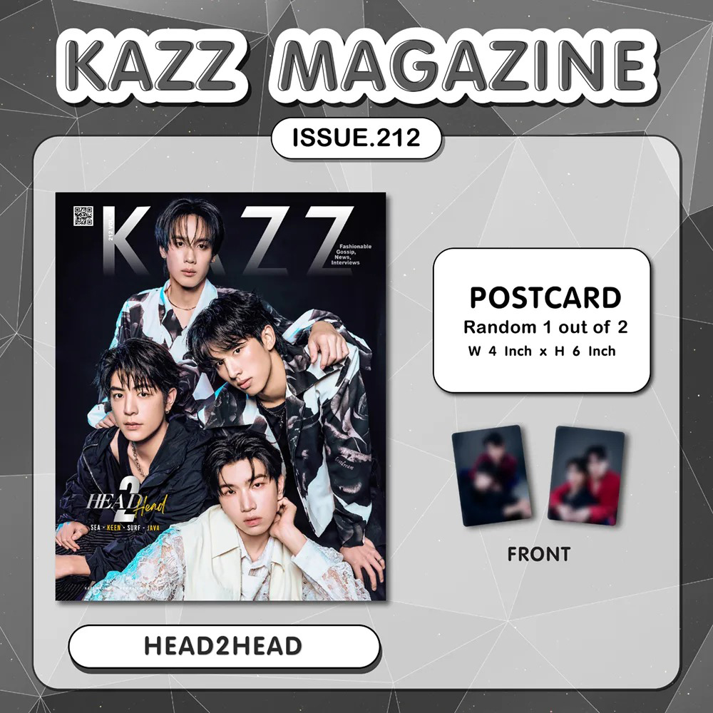 K-POP・アジア KAZZ MAGAZINE 2moons2 (BenEarth) KAZZ マガジン / HEAD 2 HEAD / VOL.212 - タイBL・タイGLドラマグッズ