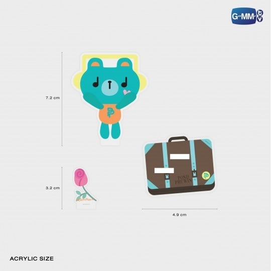GMMTV / PERMPOON アクリルクリップスタンド - 画像 (3)