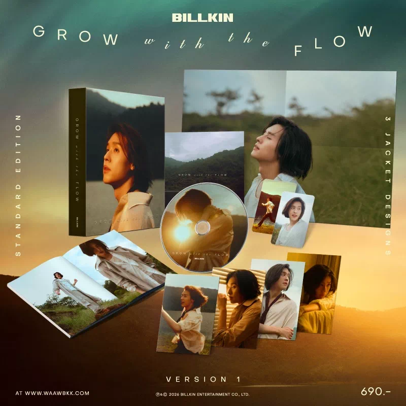 Billkin CD　ビルキン　タイ　アルバム BILLKIN / GLOW WITH THE FLOW アルバム - タイBL・タイGLドラマグッズ
