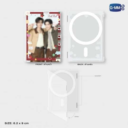 GMMTV / LUKEMICK アクリルマグネットカードホルダー - 画像 (2)