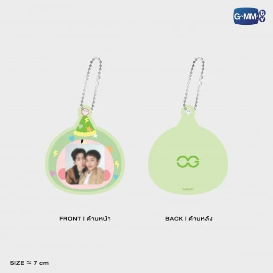 GMMTV / BABII マグネットフォトフレームアクリルキーチェーン - 画像 (2)