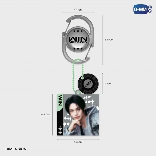 RISER CONCERT/ WIN カラビナキーチェーン - 画像 (2)