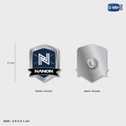 Alternative view of RISER CONCERT/ NANON メタルロゴピン