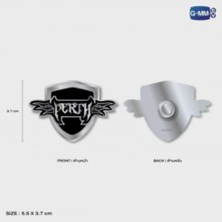 Alternative view of RISER CONCERT/ PERTH メタルロゴピン