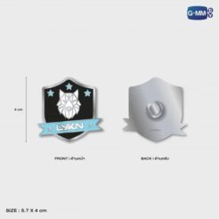 Alternative view of RISER CONCERT/ LYKN メタルロゴピン