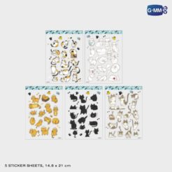 Alternative view of CAT FOR CASH / CAT CHEER CAFE ステッカーセット