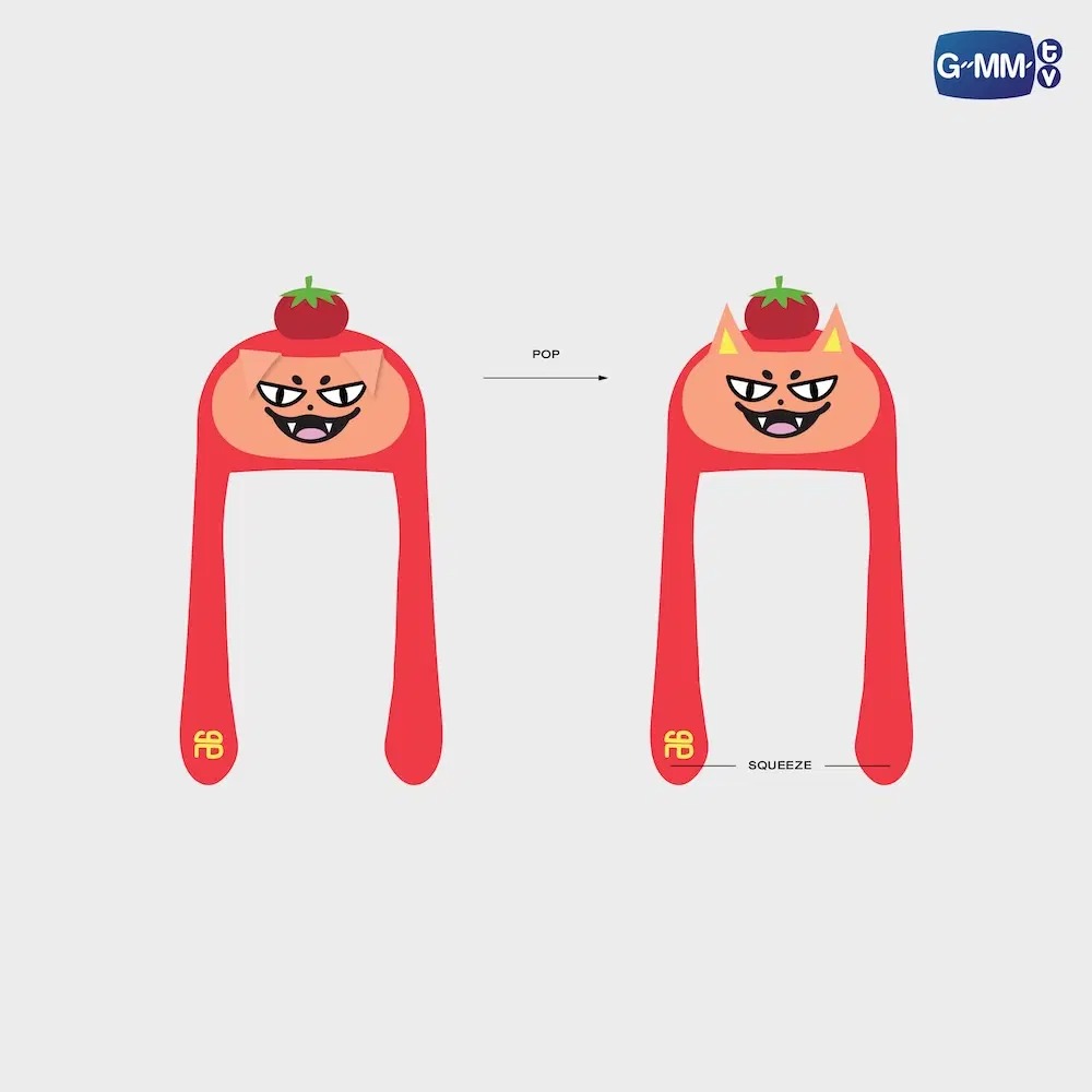 GMMTV / TOMAFOX イアーポップハット - 画像 (3)